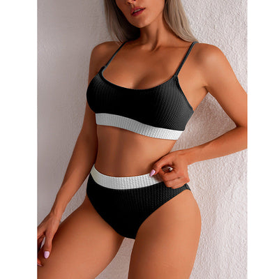 Bikini med høy midje