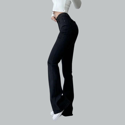 Ara | jeans med høy midje og hjerteformede volanger