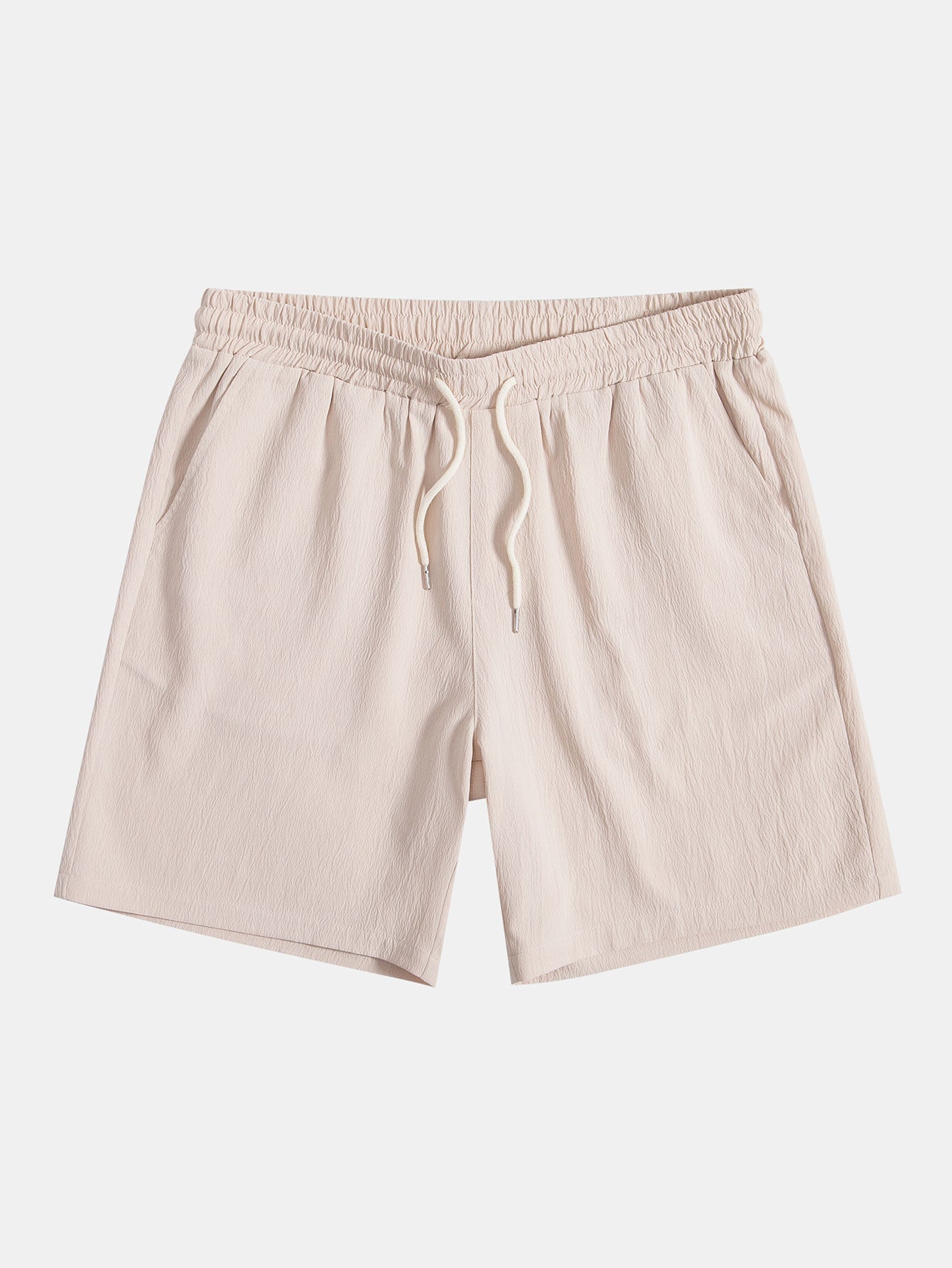 Rynket skjorte og shorts med tekstur