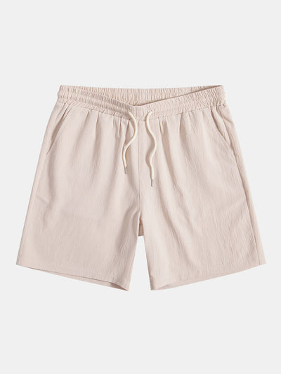 Rynket skjorte og shorts med tekstur