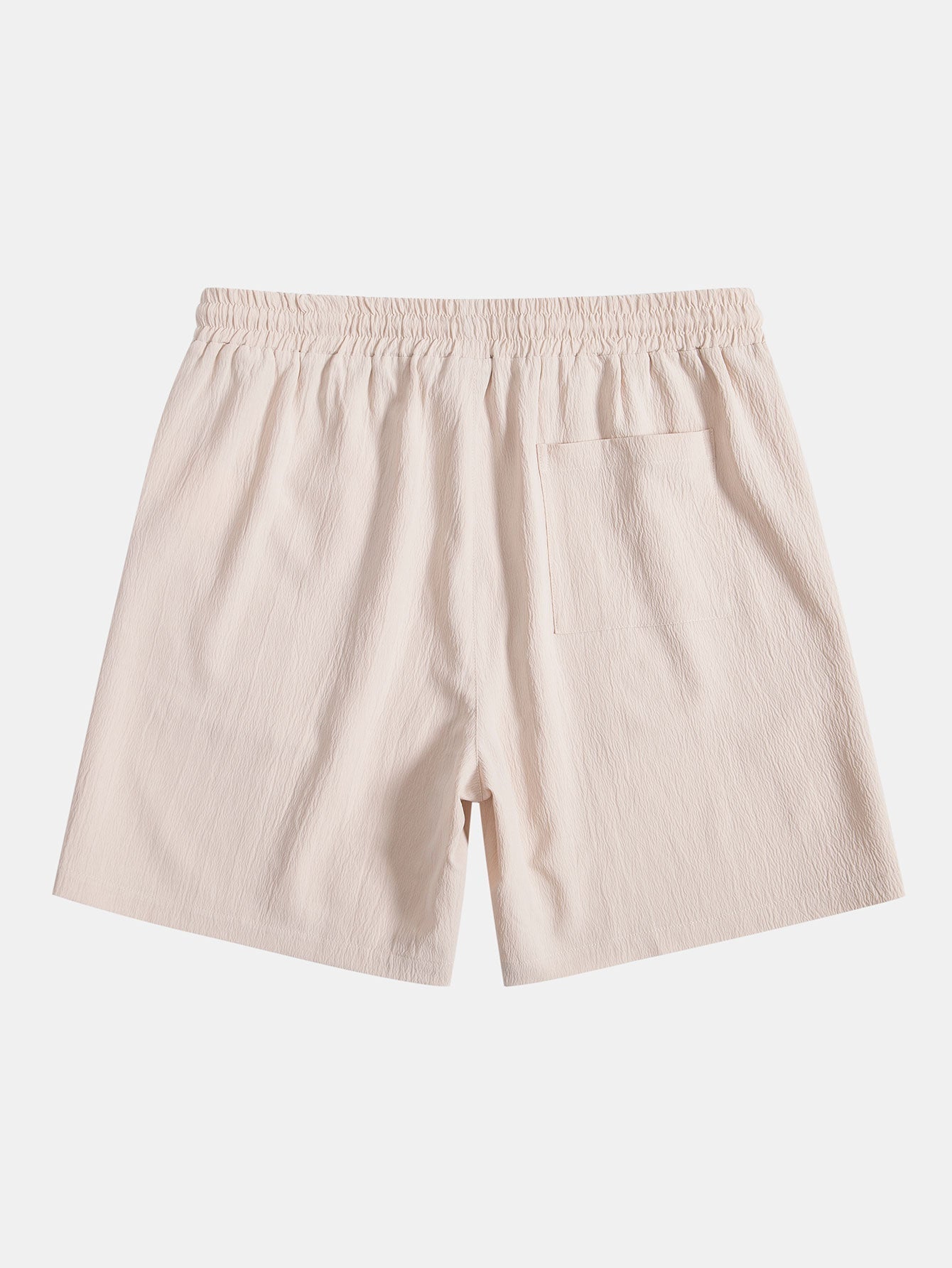 Rynket skjorte og shorts med tekstur