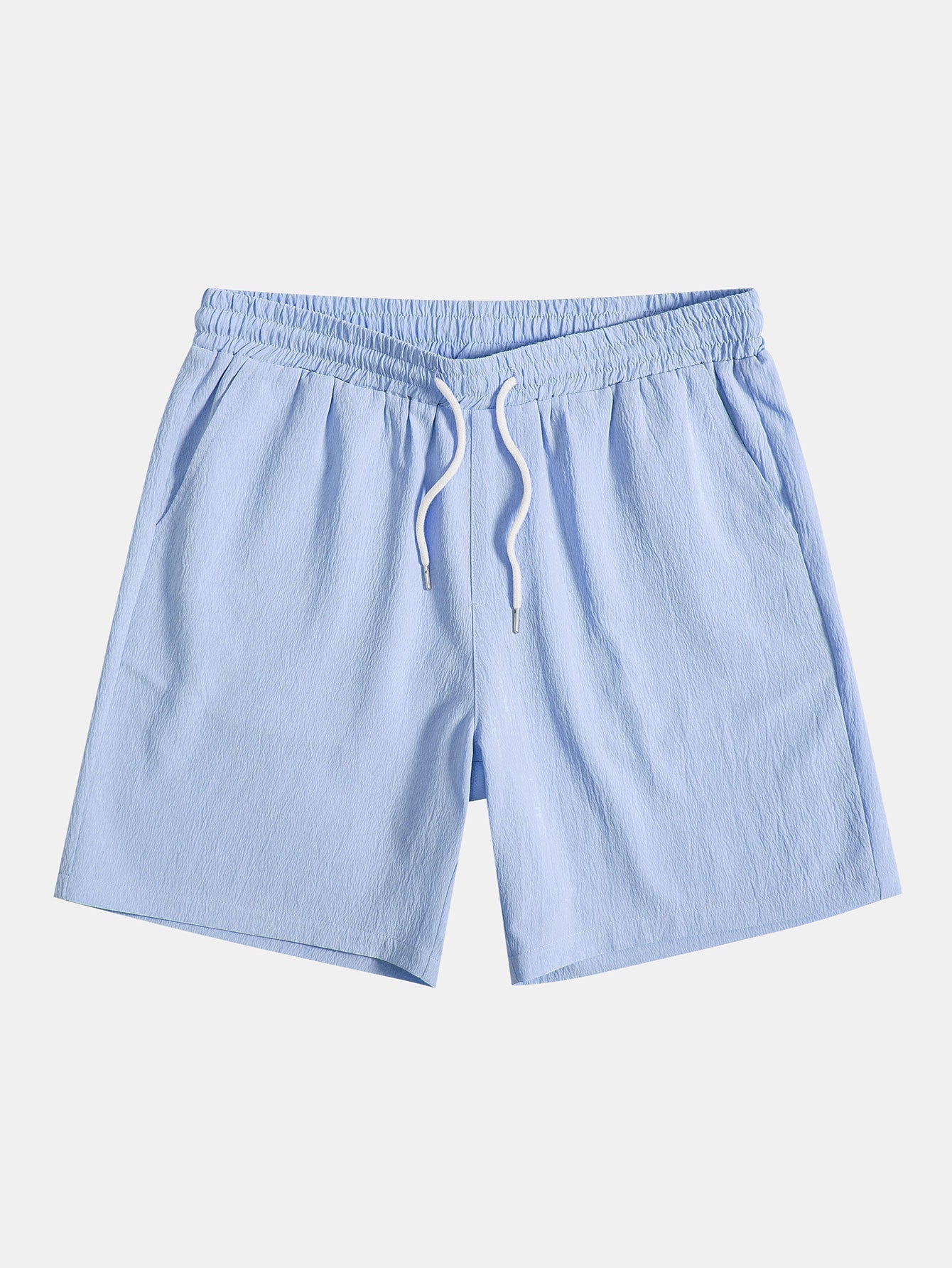 Rynket skjorte og shorts med tekstur