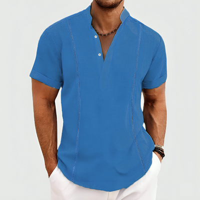 Stilig button-down-skjorte for menn