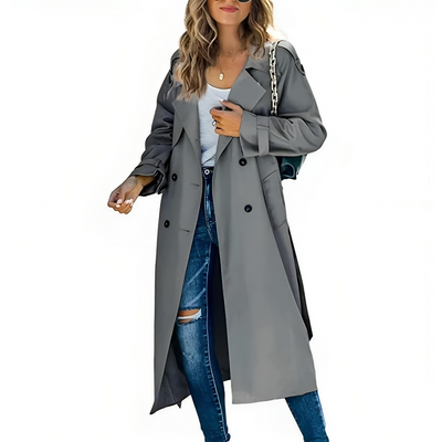 Elegant vindjakke Trenchcoat for kvinner