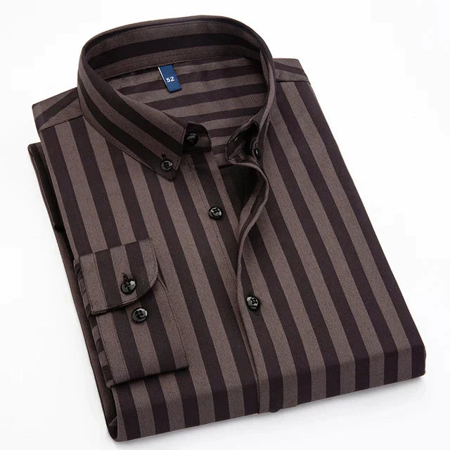 Skjorte med vertikal stripe