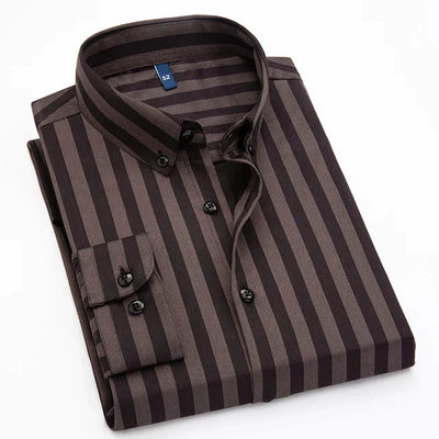Skjorte med vertikal stripe