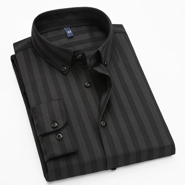 Skjorte med vertikal stripe