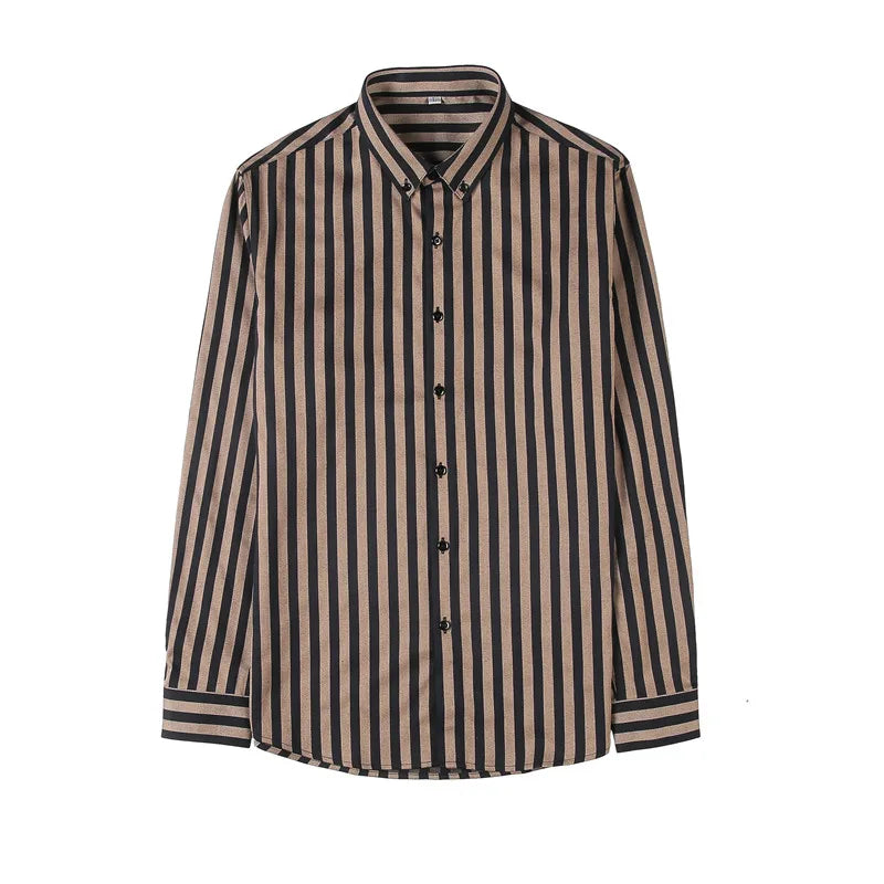 Skjorte med vertikal stripe