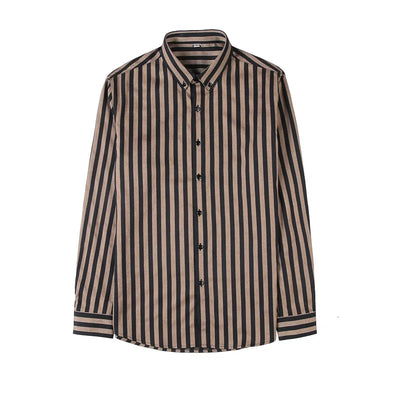 Skjorte med vertikal stripe