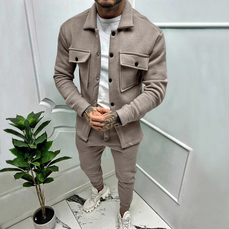 Stilig, solid elegansesett for menn
