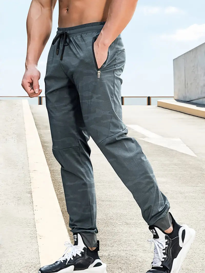 Sportsbukser med snøring i midjen og casual chic stretch