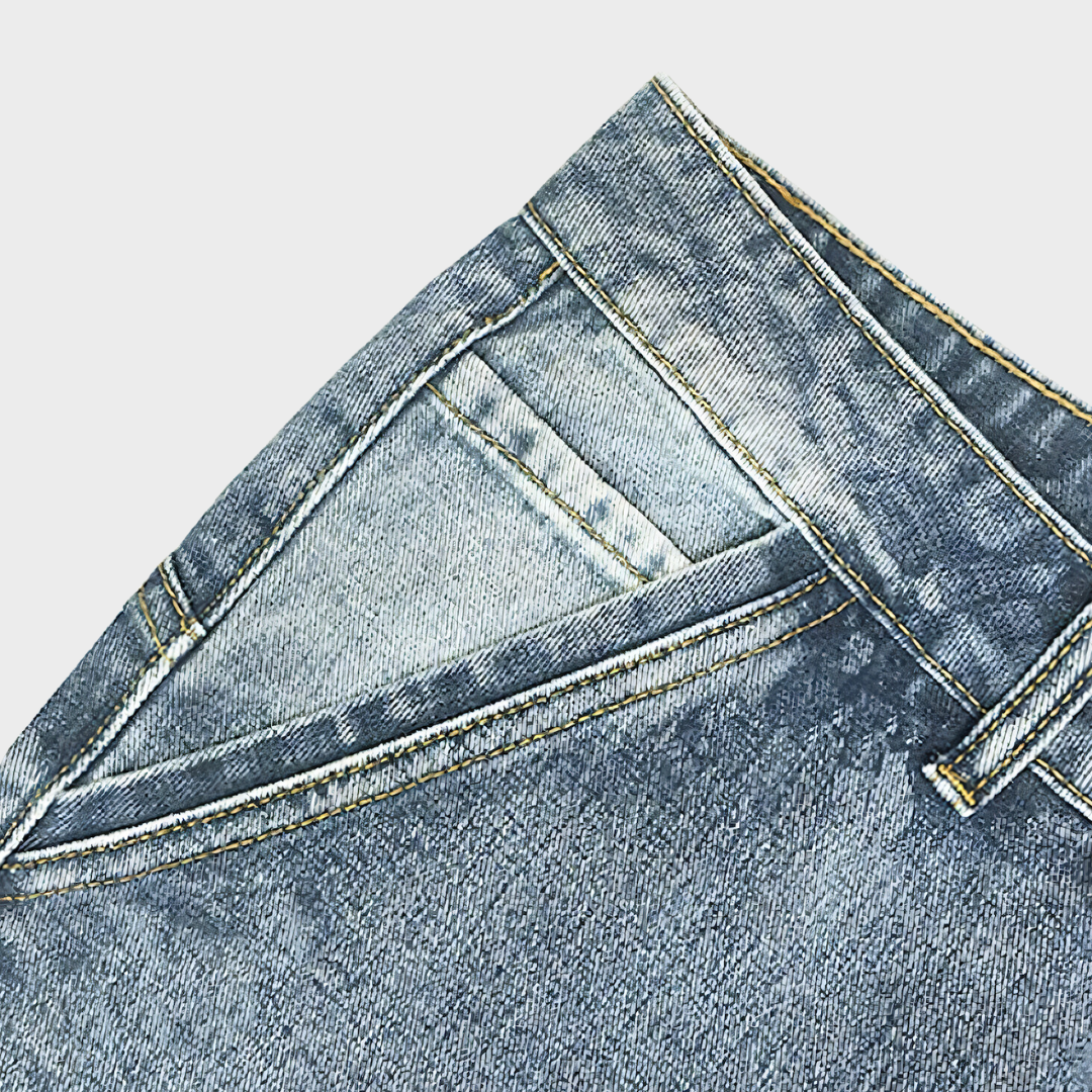 Stretchy bikerjeans for menn