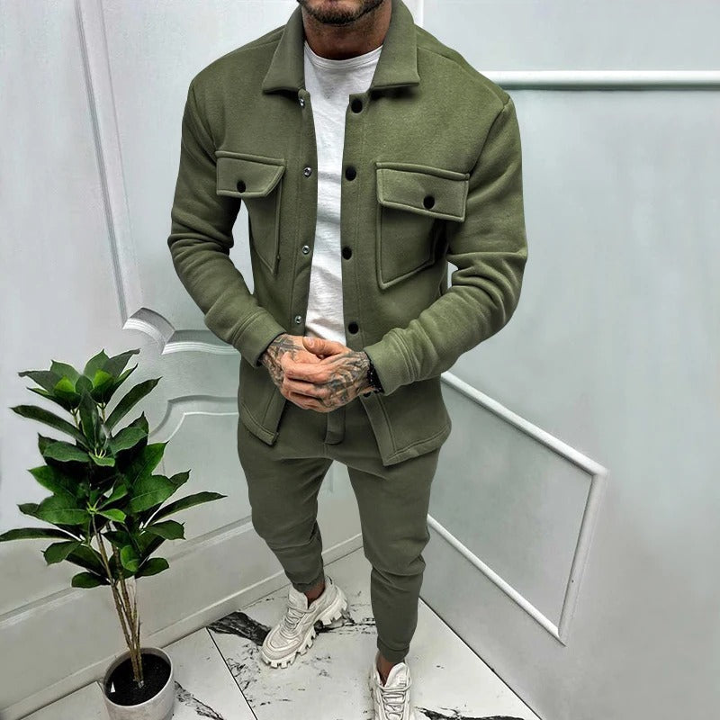 Stilig, solid elegansesett for menn