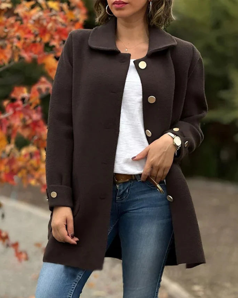Elegant, varm og koselig vinterjakke for kvinner