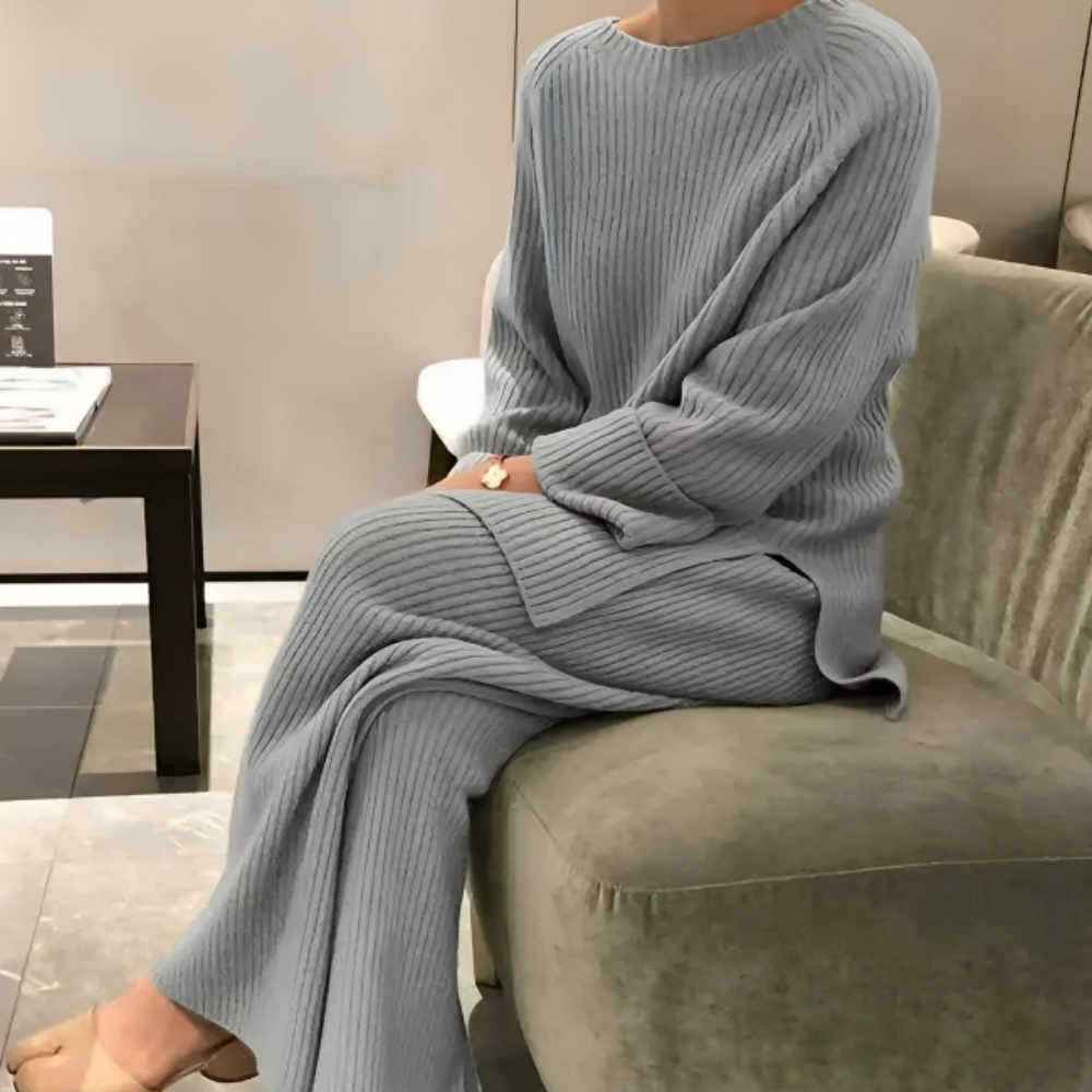 Varmt loungewear-sett for kvinner