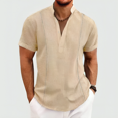 Stilig button-down-skjorte for menn