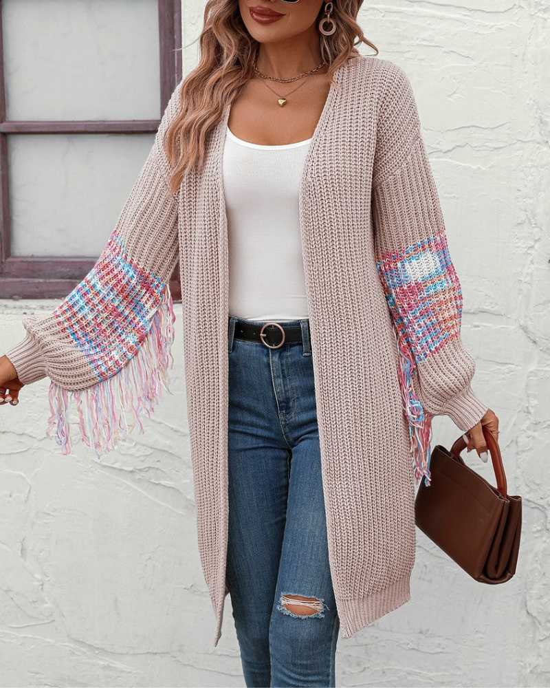 Stilig, løststrikket cardigan for kvinner
