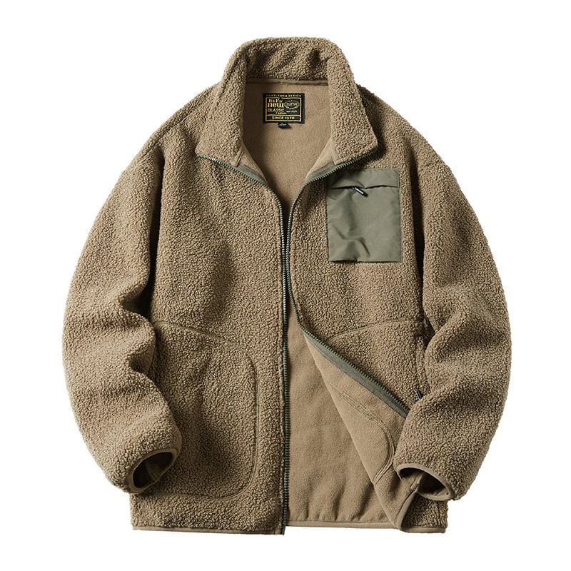 Retro høst varm kasjmirfrakk utkledning