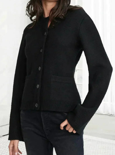 Cardigan med myke knapper