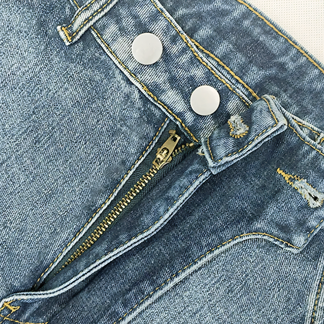 Stretchy bikerjeans for menn