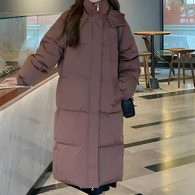 Casual varm dunjakke for kvinner