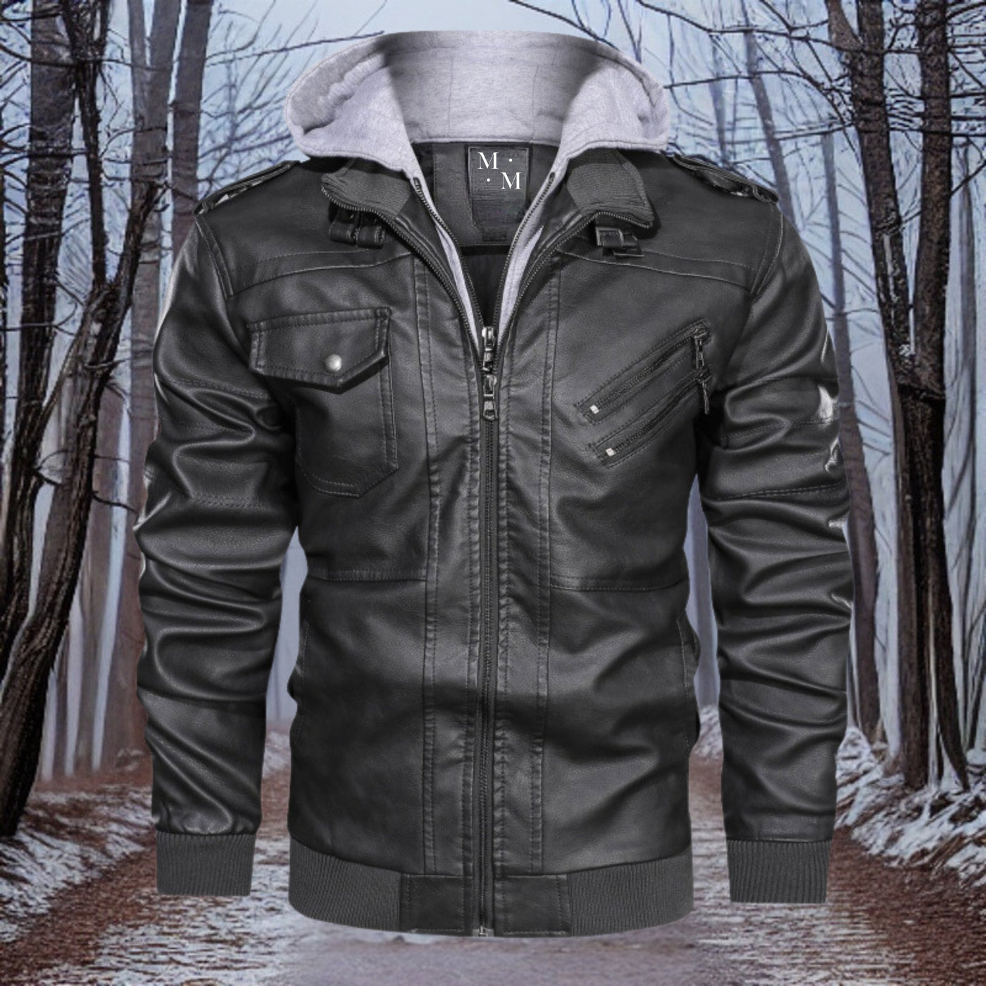 Bernhard™ Premium varm skinnjakke med hette