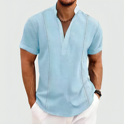 Stilig button-down-skjorte for menn