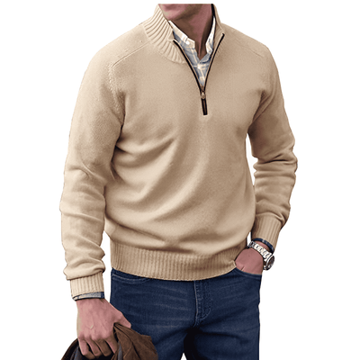 Cleto™ - Elegant genser med glidelås