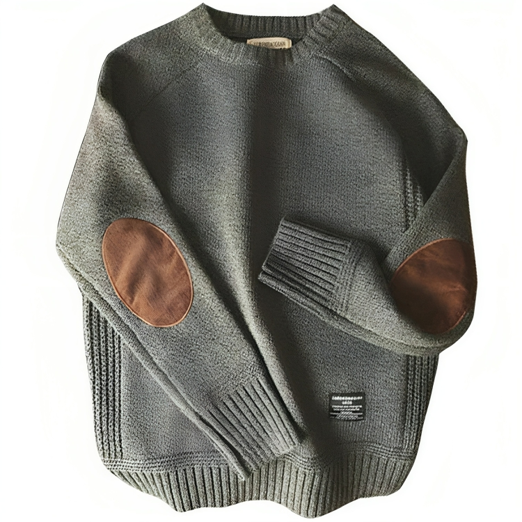 Overdimensjonert patchworkgenser for menn