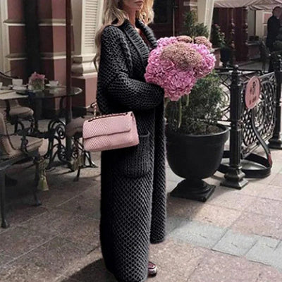 Daisy - Elegant, lang og løs kofta