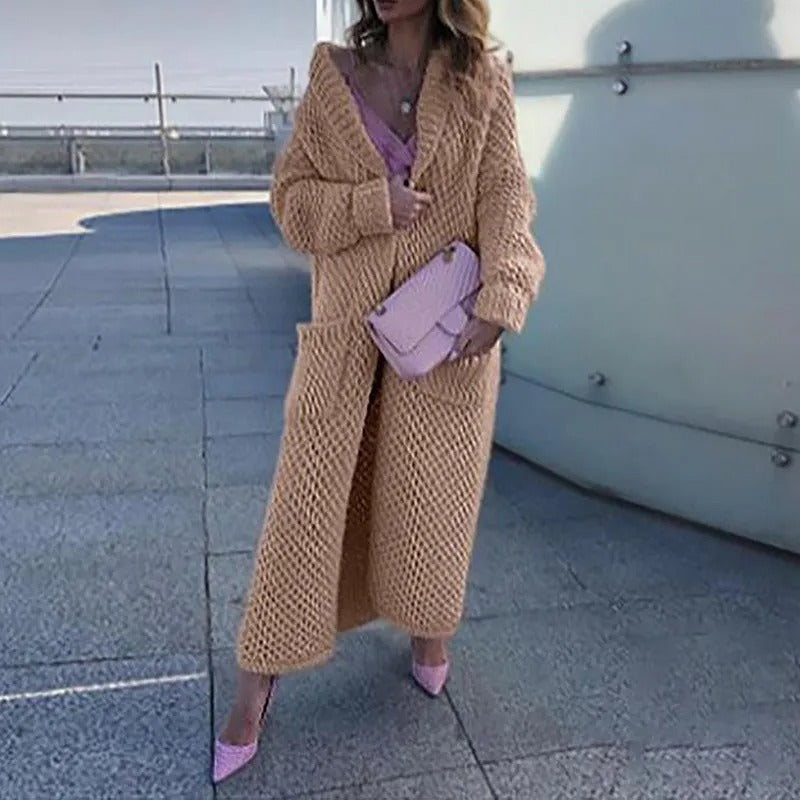 Daisy - Elegant, lang og løs kofta