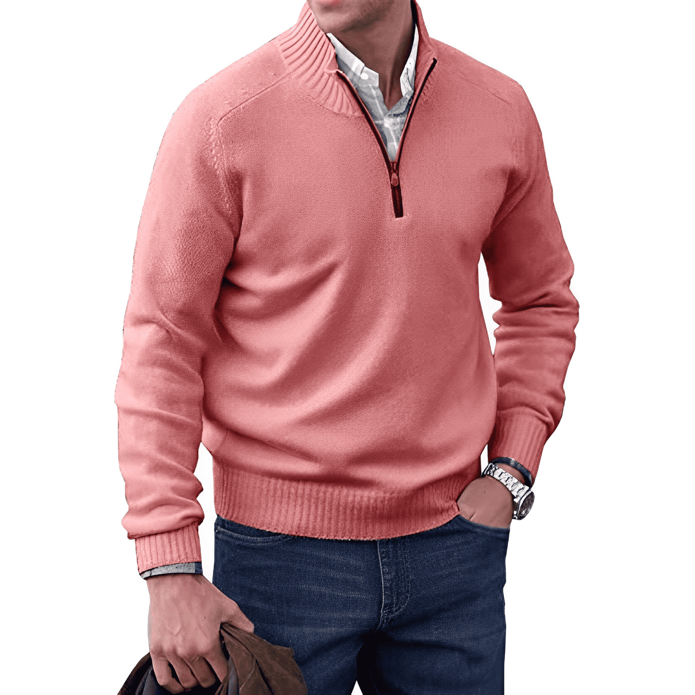 Cleto™ - Elegant genser med glidelås