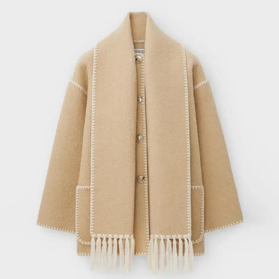 ELEGANT FRAKK MED SKJERF FOR KVINNER