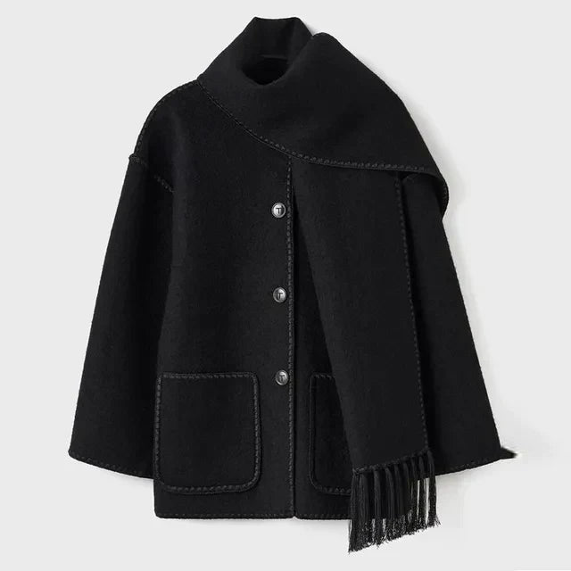 ELEGANT FRAKK MED SKJERF FOR KVINNER