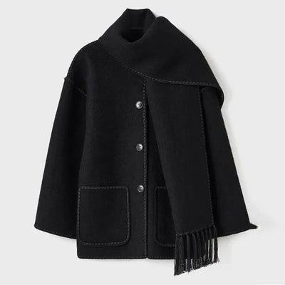 ELEGANT FRAKK MED SKJERF FOR KVINNER