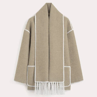 ELEGANT FRAKK MED SKJERF FOR KVINNER