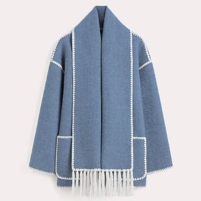 ELEGANT FRAKK MED SKJERF FOR KVINNER