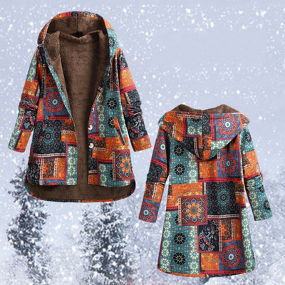 Bliss™ | Bohemsk blomstret vinterfrakk