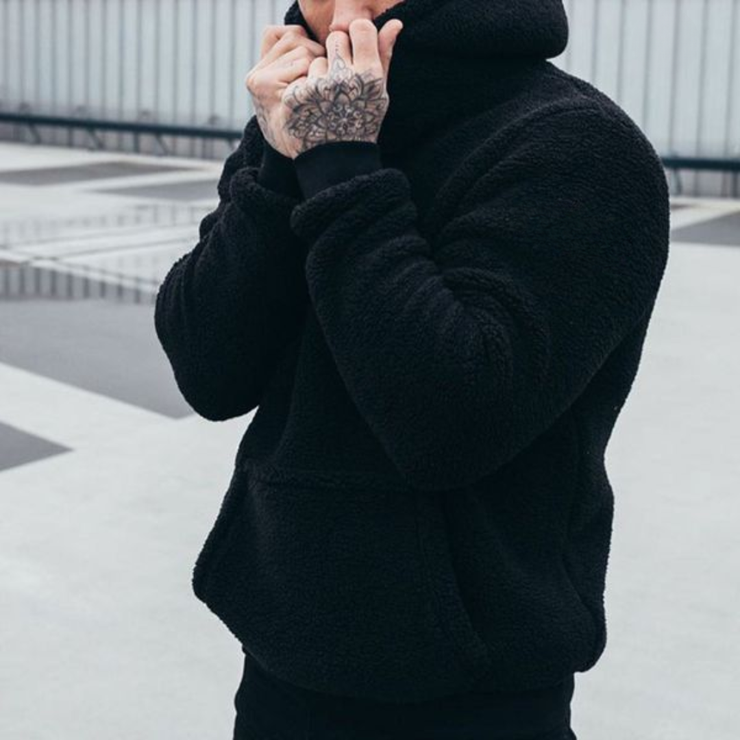 Björn - Hettegenser i fleece