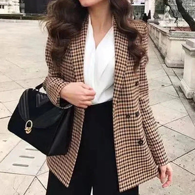 Blazer med doble knapper