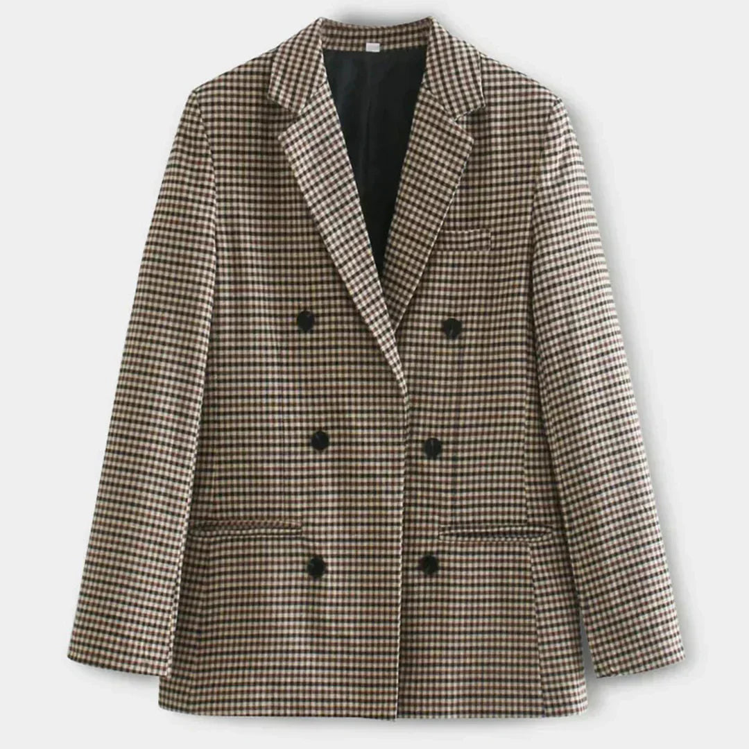 Blazer med doble knapper