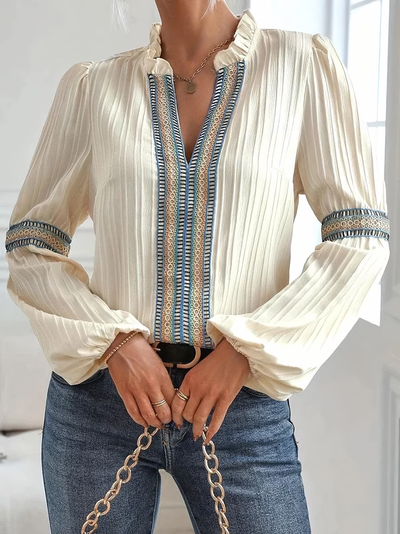 Cora™ Bluse med blonder