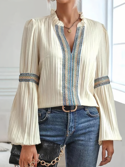 Cora™ Bluse med blonder