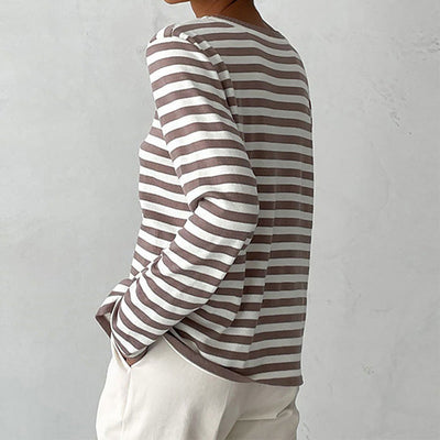 Elegant stripete skjorte