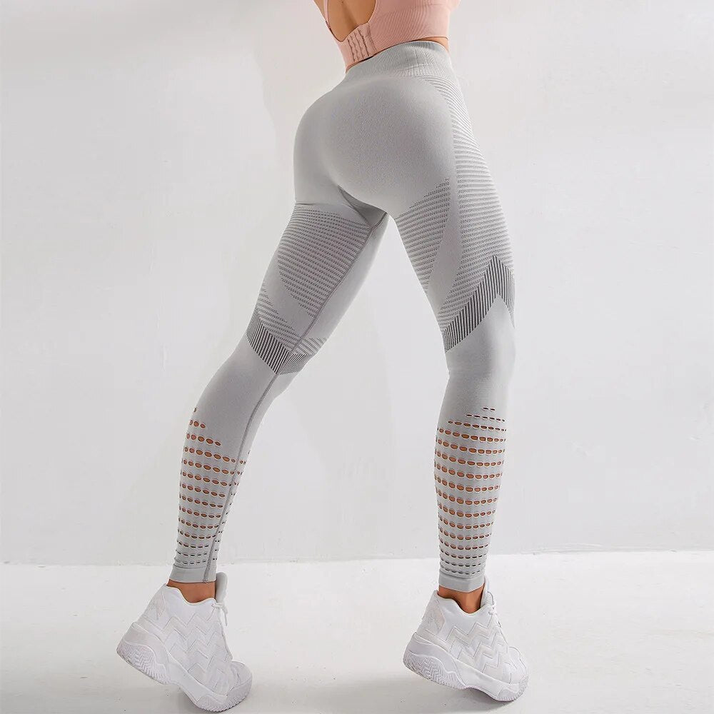 Elastiske yogabukser for kvinner
