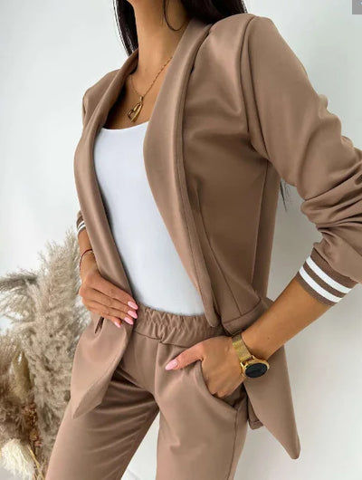 Blazer med doble knapper Buksedress