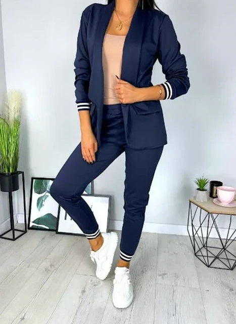 Blazer med doble knapper Buksedress