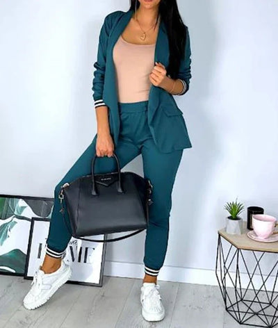 Blazer med doble knapper Buksedress