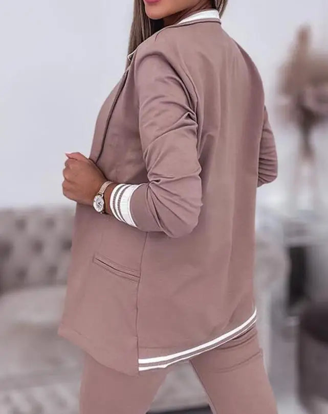 Blazer med doble knapper Buksedress