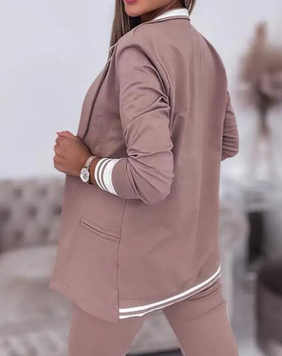 Blazer med doble knapper Buksedress